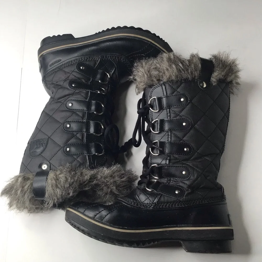 Sorel Tofino Waterproof Boots in Black.